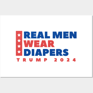 Real-men-wear-diapers Posters and Art